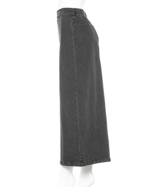 MLI'A（エムリア）の「セミタイトデニムロングスカート（スカート・レディース・グレー/ブルー/インディゴブルー・FREE）」の5枚目の写真