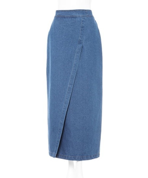 MLI'A（エムリア）の「セミタイトデニムロングスカート（スカート・レディース・グレー/ブルー/インディゴブルー・FREE）」の12枚目の写真