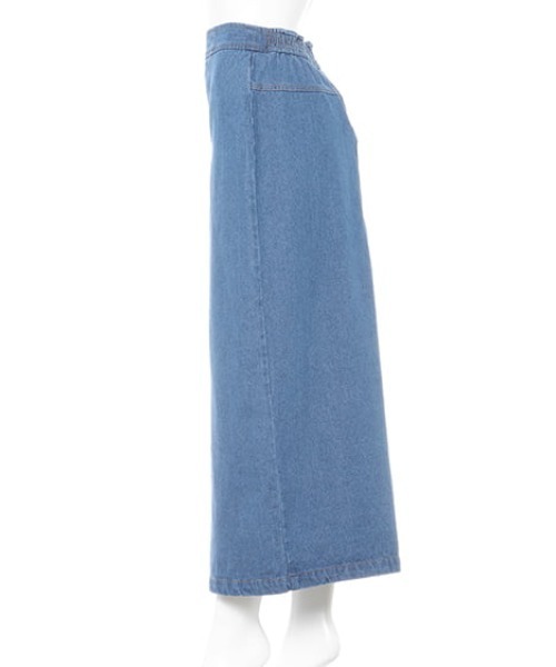 MLI'A（エムリア）の「セミタイトデニムロングスカート（スカート・レディース・グレー/ブルー/インディゴブルー・FREE）」の13枚目の写真