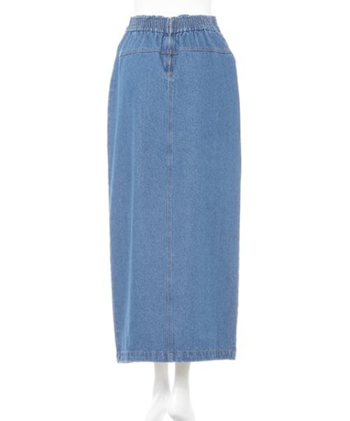 MLI'A（エムリア）の「セミタイトデニムロングスカート（スカート・レディース・グレー/ブルー/インディゴブルー・FREE）」の14枚目の写真