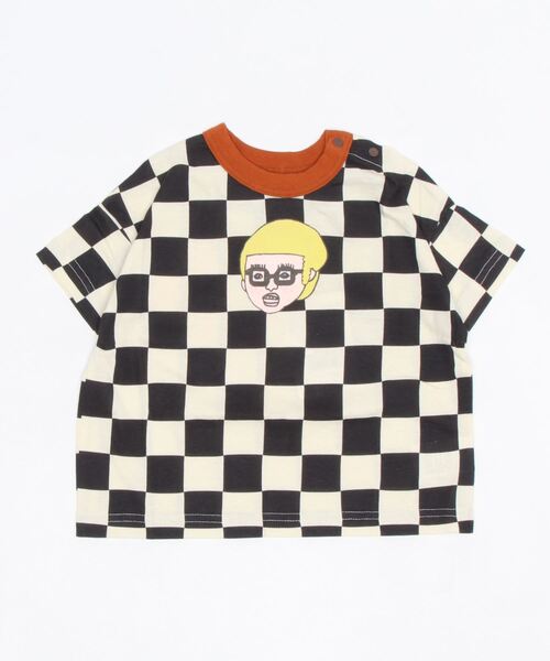 HOGAN RANCH WEAR（ホーガンランチウエア）の「ソウガラワイドＴシャツ（kids/XS～LL）（Tシャツ/カットソー・キッズ・ライトグレー/ブラック/ベージュ/グレー/オフホワイト/ピンク/イエロー/オレンジ/ブルー/ストライプ・LL/S/M/L/XS）」の2枚目の写真