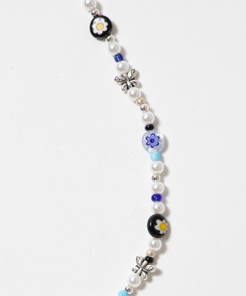 WEGO（ウィゴー）の「WEGO/フラワービーズミックスネックレス（ネックレス・レディース・ブルー/その他1/ブラック・FREE）」の10枚目の写真