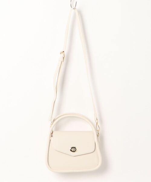 ems excite(エムズエキサイト)の「アーチハンドルミニBAG(ハンドバッグ・レディース・ブラック/オフホワイト/ブルー・FREE)」の8枚目の写真