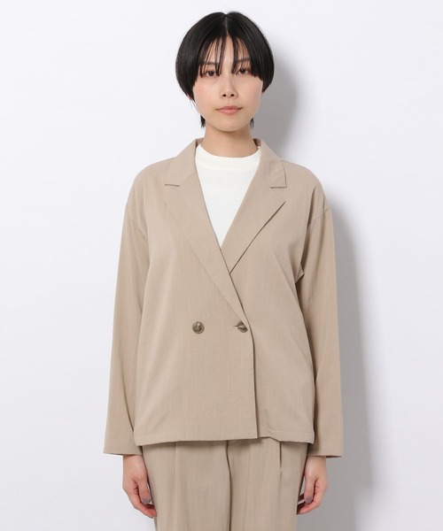 LAKOLE（ラコレ）の「ストレッチスラブショートジャケット