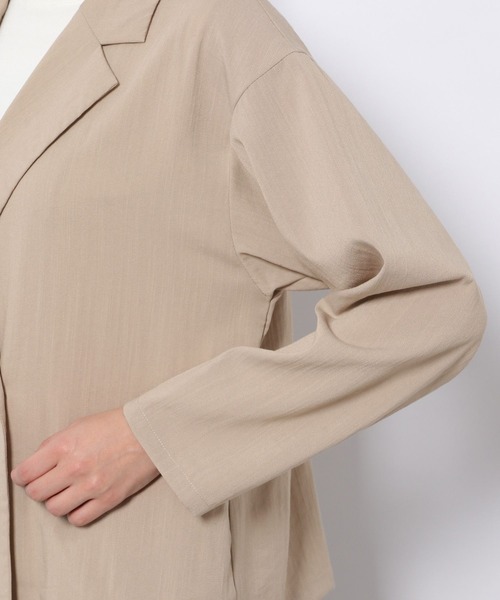 LAKOLE（ラコレ）の「ストレッチスラブショートジャケット