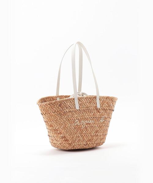 【新品未使用】アニエスベー(agnes b.) かごバッグ カゴバック agnes b. - アニエスベー⭐︎ショルダー カゴバッグ beigeの通販