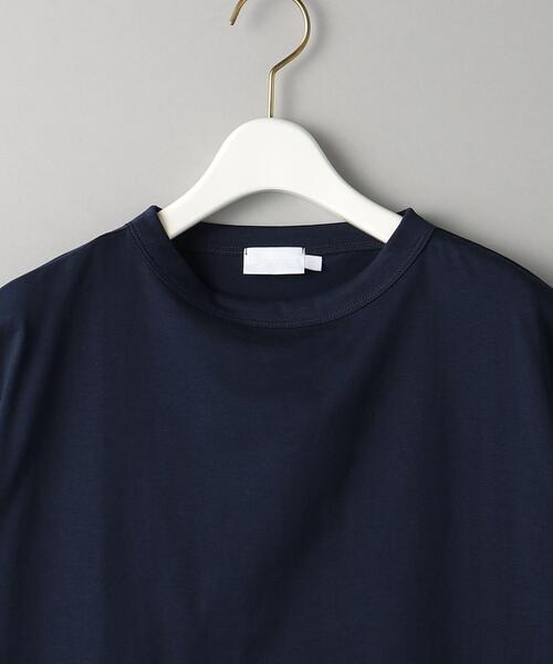 handvaerk(ハンドバーク)の「<handvaerk>ボトルネック ショートスリーブ カットソー(Tシャツ/カットソー・レディース・ナチュラル/ライトブルー/ネイビー・S)」の22枚目の写真