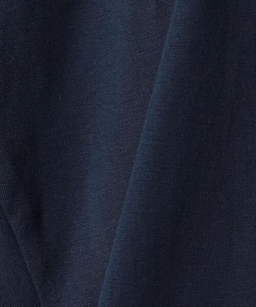 handvaerk(ハンドバーク)の「<handvaerk>ボトルネック ショートスリーブ カットソー(Tシャツ/カットソー・レディース・ナチュラル/ライトブルー/ネイビー・S)」の15枚目の写真