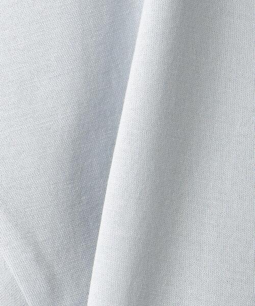 handvaerk(ハンドバーク)の「<handvaerk>ボトルネック ショートスリーブ カットソー(Tシャツ/カットソー・レディース・ナチュラル/ライトブルー/ネイビー・S)」の13枚目の写真