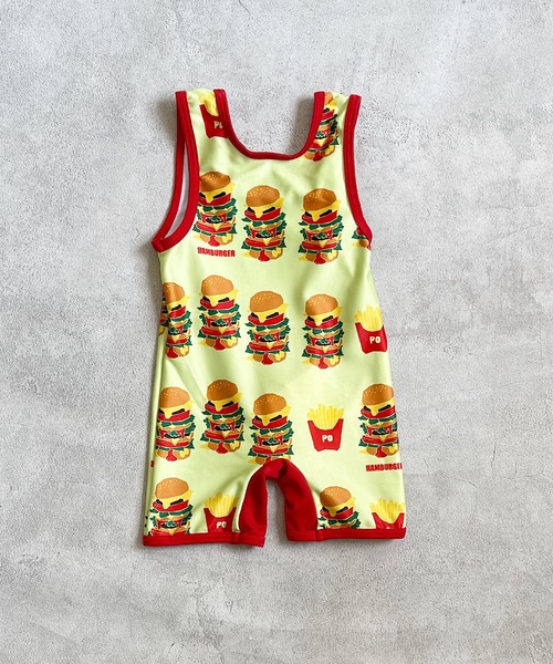 HOGAN RANCH WEAR（ホーガンランチウエア）の「グレコ/UVカット（70～90cm）（水着・キッズ・イエロー/グリーン・90/80/70）」の3枚目の写真