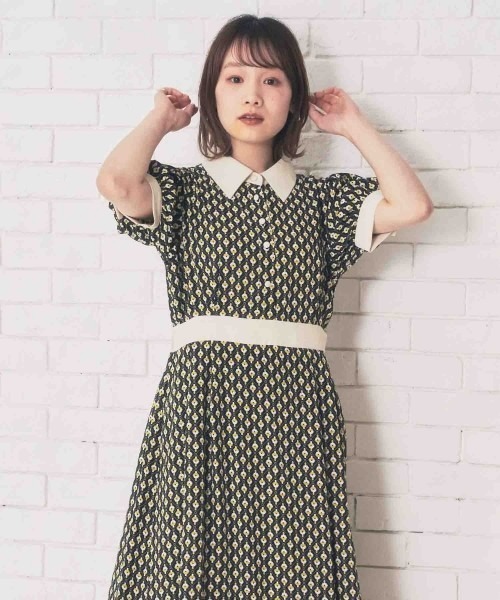 paravion（パラビオン）の「レトロワンピース（ワンピース・レディース・グリーン/ブラック・ONESIZE）」の8枚目の写真