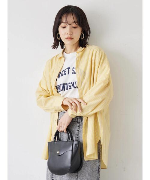 Green Parks(グリーンパークス)の「オーバーシャツ(シャツ/ブラウス・レディース・ブルー系その他6/その他5/イエロー/ダークグレー/グリーン/ブルー・FREE)」の11枚目の写真