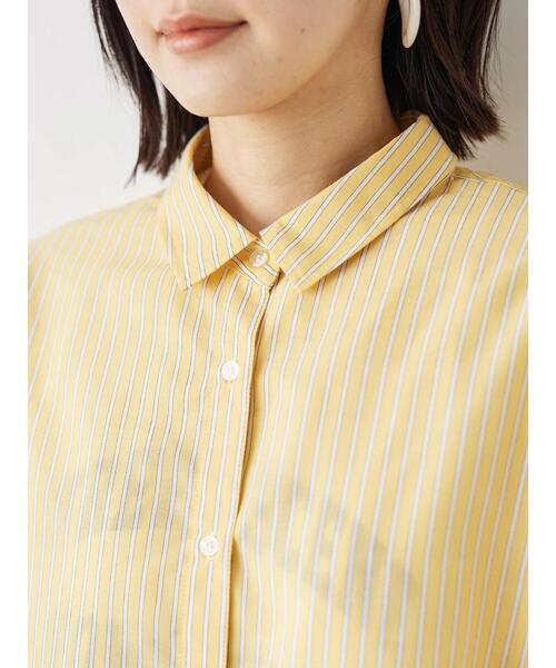 Green Parks(グリーンパークス)の「オーバーシャツ(シャツ/ブラウス・レディース・ブルー系その他6/その他5/イエロー/ダークグレー/グリーン/ブルー・FREE)」の14枚目の写真