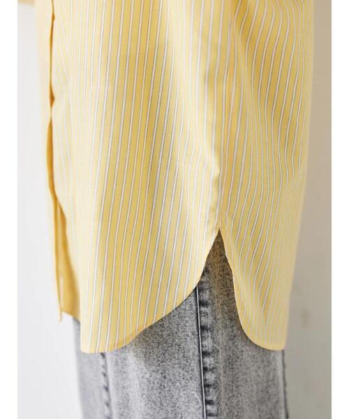 Green Parks(グリーンパークス)の「オーバーシャツ(シャツ/ブラウス・レディース・ブルー系その他6/その他5/イエロー/ダークグレー/グリーン/ブルー・FREE)」の16枚目の写真