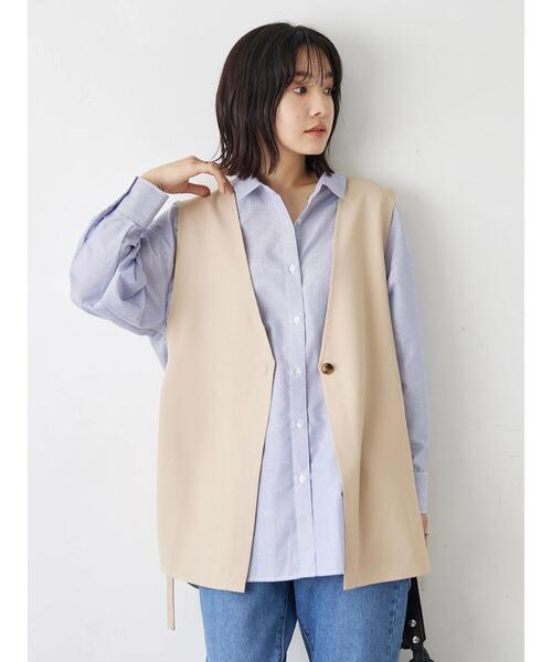 Green Parks(グリーンパークス)の「オーバーシャツ(シャツ/ブラウス・レディース・ブルー系その他6/その他5/イエロー/ダークグレー/グリーン/ブルー・FREE)」の20枚目の写真