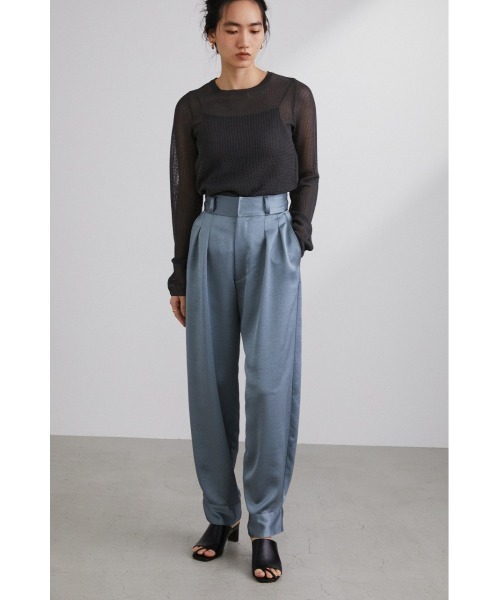 STYLEMIXER(スタイルミキサー)の「ヴィンテージサテンパンツ(その他パンツ・レディース・グレー/ブラック・MEDIUM/SMALL)」の6枚目の写真