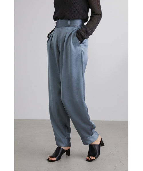 STYLEMIXER(スタイルミキサー)の「ヴィンテージサテンパンツ(その他パンツ・レディース・グレー/ブラック・MEDIUM/SMALL)」の4枚目の写真