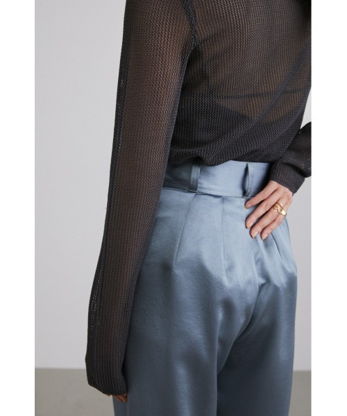 STYLEMIXER(スタイルミキサー)の「ヴィンテージサテンパンツ(その他パンツ・レディース・グレー/ブラック・MEDIUM/SMALL)」の11枚目の写真