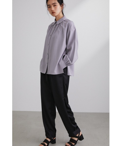 STYLEMIXER(スタイルミキサー)の「ヴィンテージサテンパンツ(その他パンツ・レディース・グレー/ブラック・MEDIUM/SMALL)」の5枚目の写真
