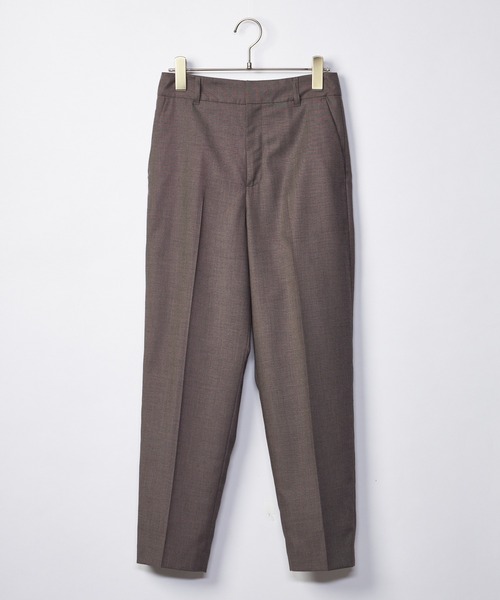 INED CLARO（イネドクラロ）の「【洗えるセットアップ】メレンゲシャーク センタープレスパンツ（スーツパンツ・レディース・ブラウン/ネイビー・7号/9号/11号）」の10枚目の写真