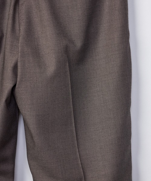 INED CLARO（イネドクラロ）の「【洗えるセットアップ】メレンゲシャーク センタープレスパンツ（スーツパンツ・レディース・ブラウン/ネイビー・7号/9号/11号）」の12枚目の写真