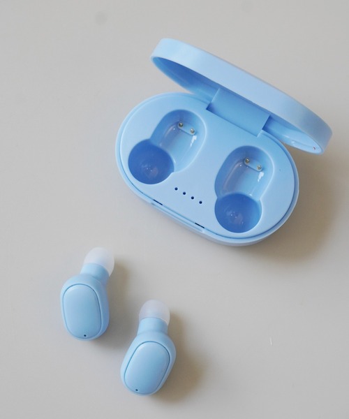 Port（ポート）の「Bluetooth5.1 ワイヤレス イヤフォン / 軽量 / IPX4 防水（ヘッドフォン/イヤホン・メンズ・ピンク/ライトグリーン/ホワイト/ライトブルー/ブラック/サックスブルー・FREE）」の5枚目の写真