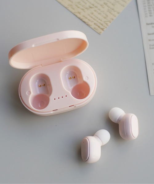 Port（ポート）の「Bluetooth5.1 ワイヤレス イヤフォン / 軽量 / IPX4 防水（ヘッドフォン/イヤホン・メンズ・ピンク/ライトグリーン/ホワイト/ライトブルー/ブラック/サックスブルー・FREE）」の6枚目の写真