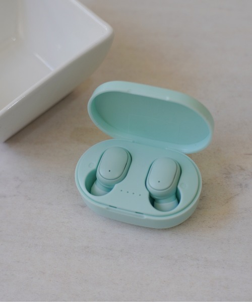 Port（ポート）の「Bluetooth5.1 ワイヤレス イヤフォン / 軽量 / IPX4 防水（ヘッドフォン/イヤホン・メンズ・ピンク/ライトグリーン/ホワイト/ライトブルー/ブラック/サックスブルー・FREE）」の3枚目の写真