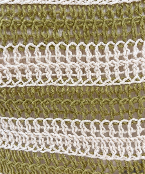 PairPair（ペアペア）の「かぎ針編み刺繍トップス（Tシャツ/カットソー・レディース・ライム/オレンジ・フリー）」の12枚目の写真