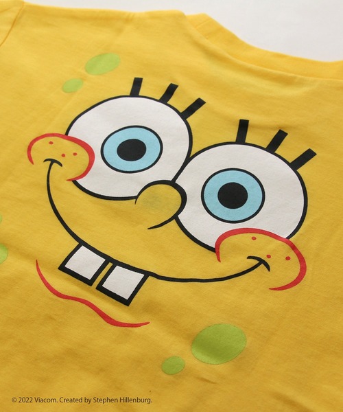 JAM & LINK（ジャムアンドリンク）の「スポンジボブ 半袖Tシャツ（Tシャツ/カットソー・キッズ・E/D/B/C/A・110cm/100cm/120cm/130cm）」の15枚目の写真