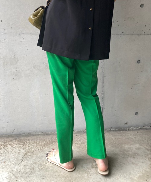 DouDou(ドゥドゥ)の「NEWセンプレソフトテーパードパンツ(その他パンツ・レディース・グリーン・38/36)」の11枚目の写真