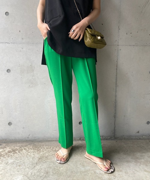 DouDou(ドゥドゥ)の「NEWセンプレソフトテーパードパンツ(その他パンツ・レディース・グリーン・38/36)」の10枚目の写真