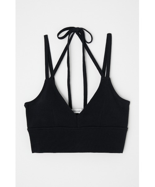 MOUSSY（マウジー）の「TWO STRAPS ブラトップ（キャミソール・レディース・ライトベージュ/ブラック・FREE）」の6枚目の写真