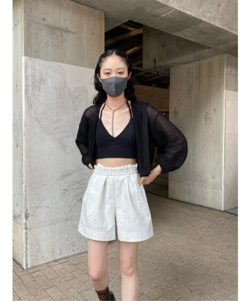 MOUSSY（マウジー）の「TWO STRAPS ブラトップ（キャミソール・レディース・ライトベージュ/ブラック・FREE）」の13枚目の写真