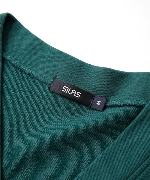 SILAS（サイラス）の「SWEAT CARDIGAN　サイラススウェットカーディガン（カーディガン/ボレロ・メンズ・ブラック/グリーン/ネイビー・L/XL）」の11枚目の写真