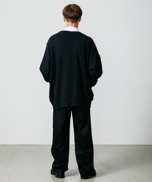 SILAS（サイラス）の「SWEAT CARDIGAN　サイラススウェットカーディガン（カーディガン/ボレロ・メンズ・ブラック/グリーン/ネイビー・L/XL）」の8枚目の写真