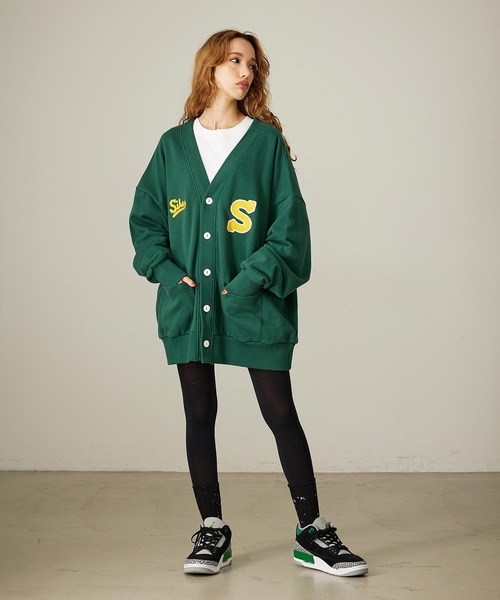 SILAS（サイラス）の「SWEAT CARDIGAN　サイラススウェットカーディガン（カーディガン/ボレロ・メンズ・ブラック/グリーン/ネイビー・L/XL）」の4枚目の写真