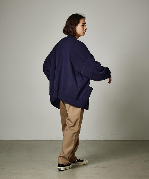 SILAS（サイラス）の「SWEAT CARDIGAN　サイラススウェットカーディガン（カーディガン/ボレロ・メンズ・ブラック/グリーン/ネイビー・L/XL）」の19枚目の写真