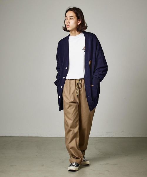 SILAS（サイラス）の「SWEAT CARDIGAN　サイラススウェットカーディガン（カーディガン/ボレロ・メンズ・ブラック/グリーン/ネイビー・L/XL）」の17枚目の写真