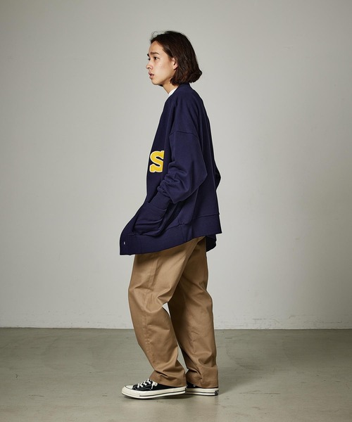 SILAS（サイラス）の「SWEAT CARDIGAN　サイラススウェットカーディガン（カーディガン/ボレロ・メンズ・ブラック/グリーン/ネイビー・L/XL）」の18枚目の写真