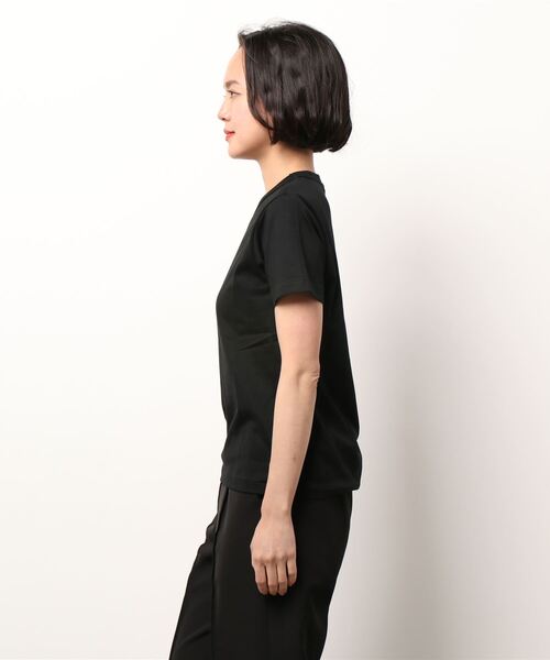 Morris & Sons(モリスアンドサンズ)の「MORRIS & SONS | ロータス クルーネックTシャツ WOMEN(Tシャツ/カットソー・レディース・ホワイト/ブラウン/ブラック・0/00)」の5枚目の写真
