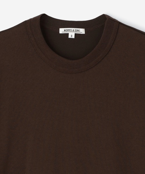 Morris & Sons(モリスアンドサンズ)の「MORRIS & SONS | ロータス クルーネックTシャツ WOMEN(Tシャツ/カットソー・レディース・ホワイト/ブラウン/ブラック・0/00)」の7枚目の写真