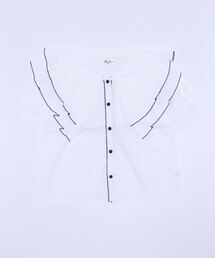 paravion | Wフリルブラウス(シャツ/ブラウス)