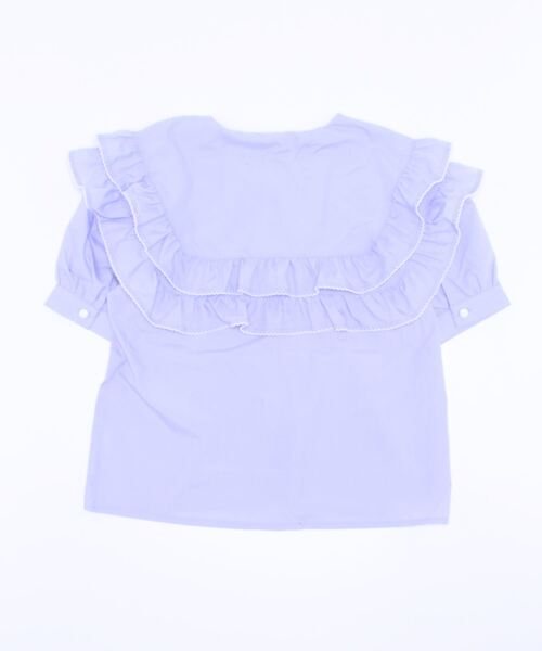 paravion(パラビオン)の「Wフリルブラウス(シャツ/ブラウス・レディース・ブルー/オフホワイト・ONESIZE)」の3枚目の写真
