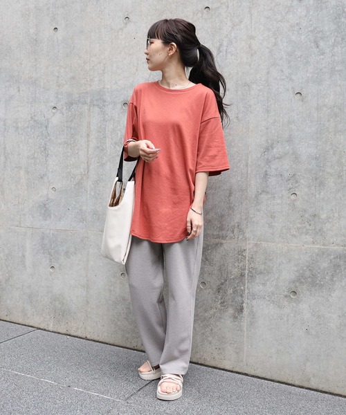 HONEYSUCKLE ROSE（ハニーサックルローズ）の「【HONEYSUCKLE ROSE】バックフォトＴシャツ（Tシャツ/カットソー・レディース・オフホワイト/オレンジ/ホワイト・M/L）」の13枚目の写真