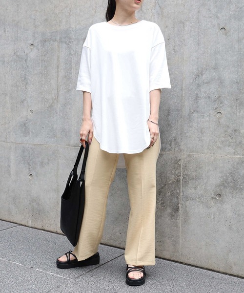 HONEYSUCKLE ROSE（ハニーサックルローズ）の「【HONEYSUCKLE ROSE】バックフォトＴシャツ（Tシャツ/カットソー・レディース・オフホワイト/オレンジ/ホワイト・M/L）」の22枚目の写真