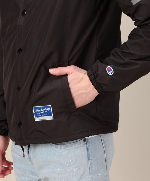 人気 チャンピオン×モンキータイム 別注 ナイロン コーチ ジャケット