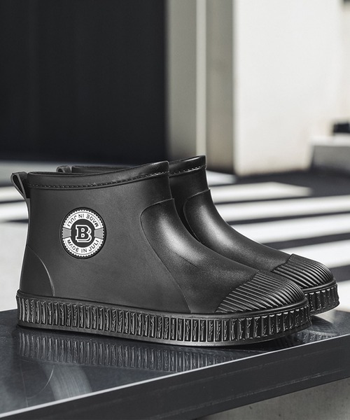 aimoha（アイモハ）の「レインブーツ メンズ ショート（レインシューズ・メンズ・ブラック系その他2/ブラック系その他/ネイビー・27.0cm/24.5cm/26.5cm/25.5cm/26.0cm/25.0cm）」の16枚目の写真