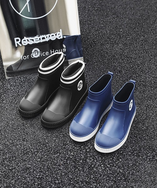 aimoha（アイモハ）の「レインブーツ メンズ ショート（レインシューズ・メンズ・ブラック系その他2/ブラック系その他/ネイビー・27.0cm/24.5cm/26.5cm/25.5cm/26.0cm/25.0cm）」の19枚目の写真