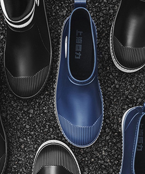 aimoha（アイモハ）の「レインブーツ メンズ ショート（レインシューズ・メンズ・ブラック系その他2/ブラック系その他/ネイビー・27.0cm/24.5cm/26.5cm/25.5cm/26.0cm/25.0cm）」の11枚目の写真